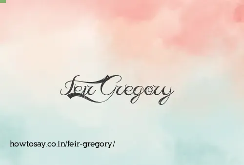 Feir Gregory