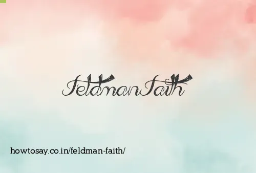 Feldman Faith