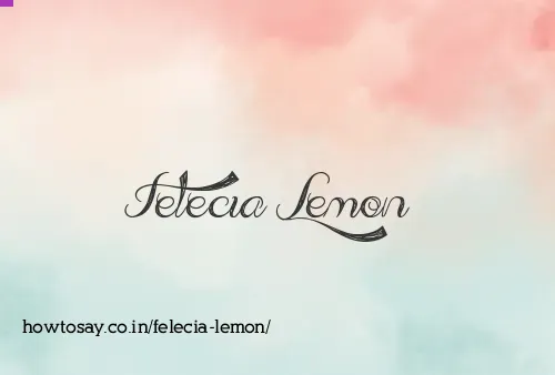 Felecia Lemon