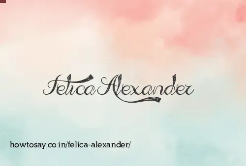 Felica Alexander