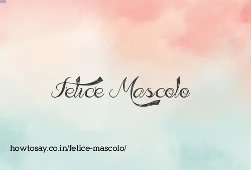 Felice Mascolo
