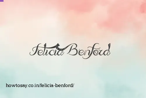 Felicia Benford