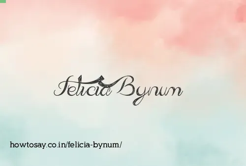 Felicia Bynum