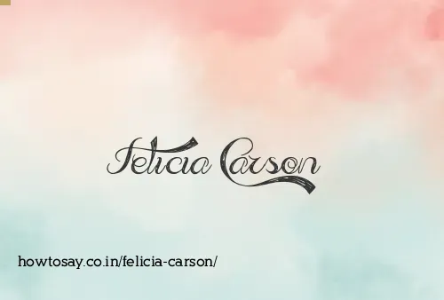 Felicia Carson