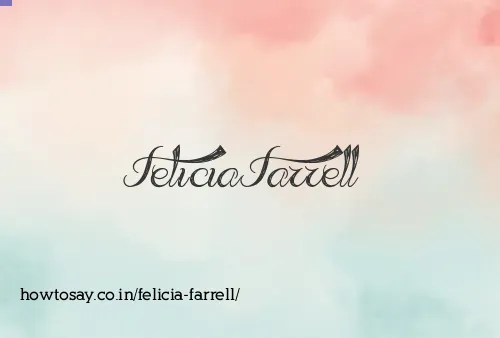 Felicia Farrell