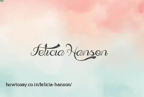 Felicia Hanson