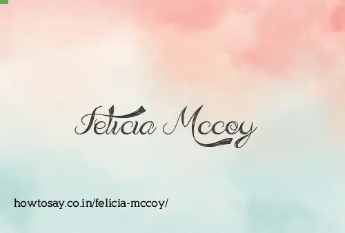 Felicia Mccoy