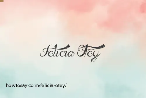 Felicia Otey