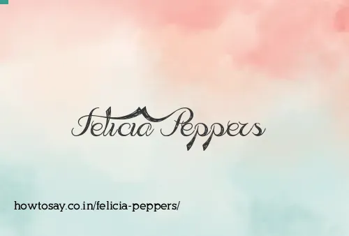 Felicia Peppers