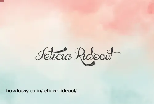 Felicia Rideout