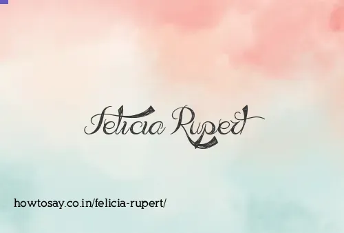 Felicia Rupert