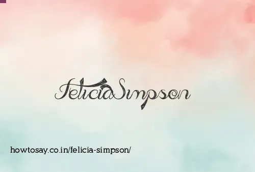 Felicia Simpson