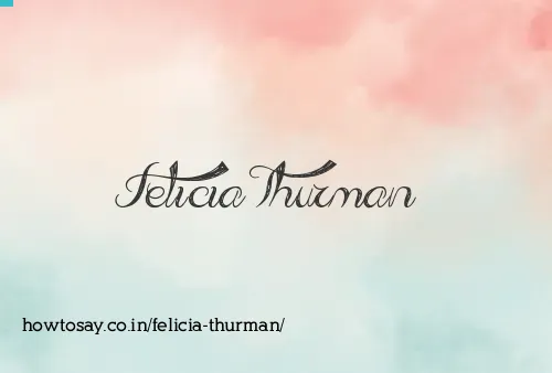 Felicia Thurman