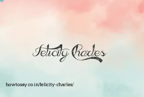 Felicity Charles