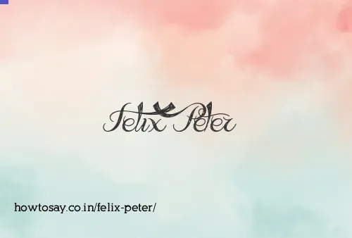Felix Peter