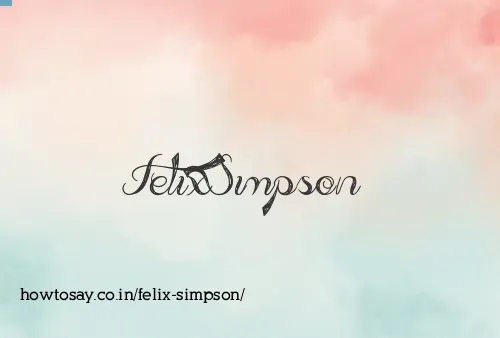Felix Simpson