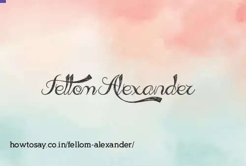 Fellom Alexander