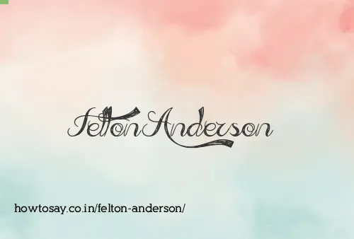 Felton Anderson