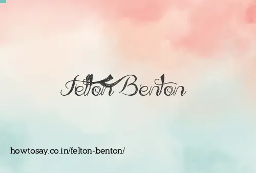 Felton Benton