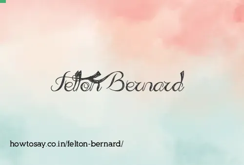 Felton Bernard