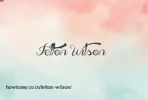 Felton Wilson