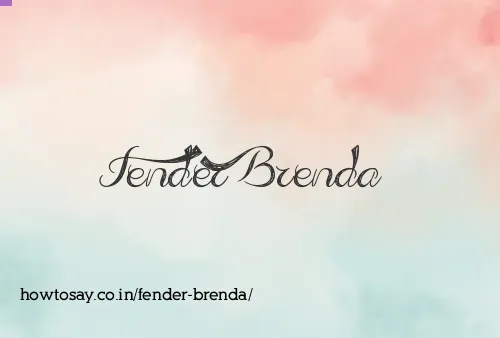 Fender Brenda