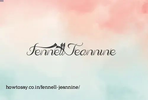 Fennell Jeannine