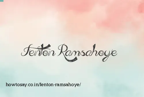 Fenton Ramsahoye