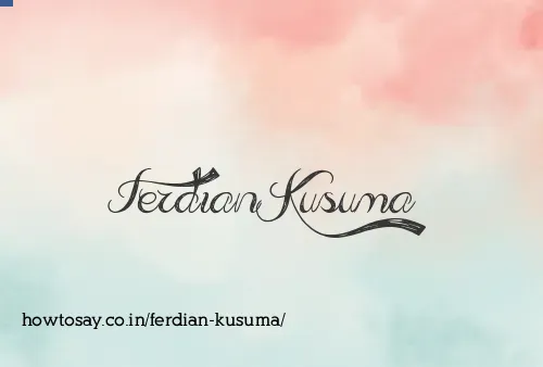 Ferdian Kusuma