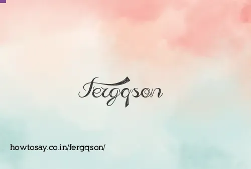 Fergqson