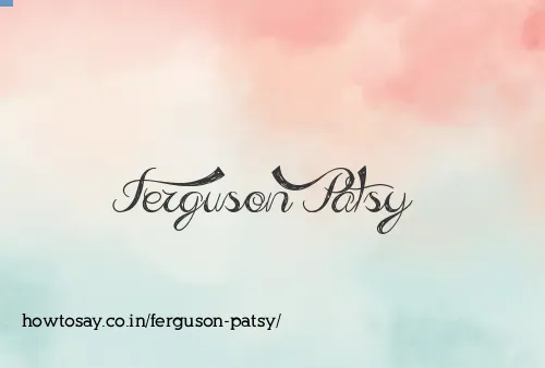 Ferguson Patsy