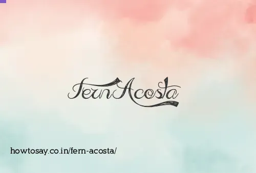 Fern Acosta