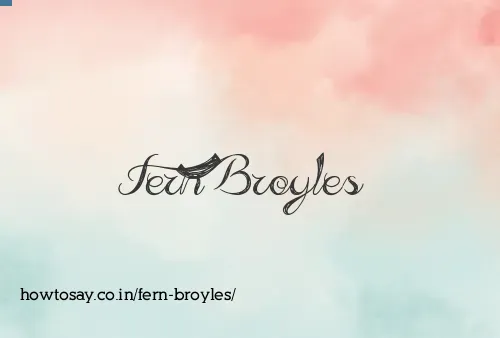 Fern Broyles