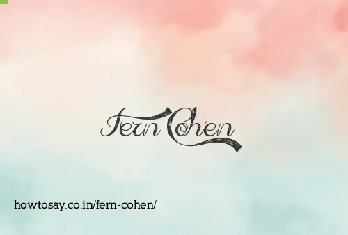 Fern Cohen