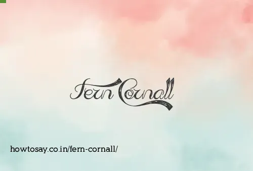 Fern Cornall