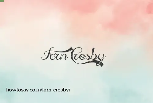 Fern Crosby