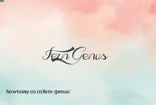 Fern Genus