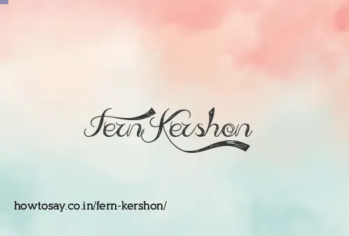 Fern Kershon