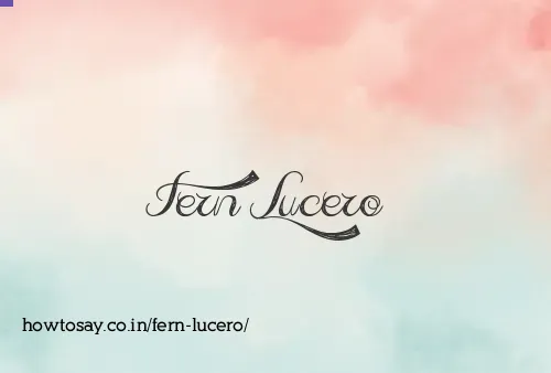 Fern Lucero