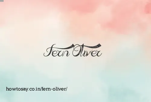 Fern Oliver