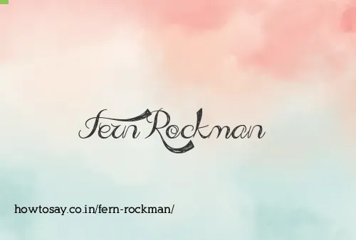 Fern Rockman