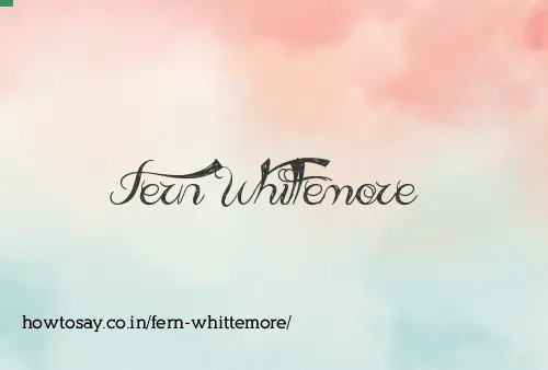 Fern Whittemore