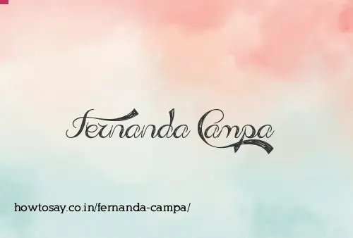 Fernanda Campa
