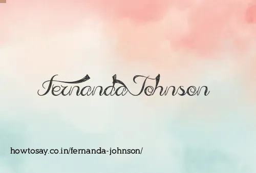 Fernanda Johnson
