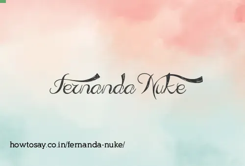 Fernanda Nuke