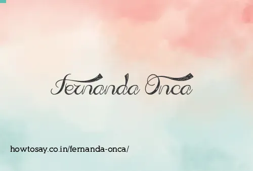 Fernanda Onca