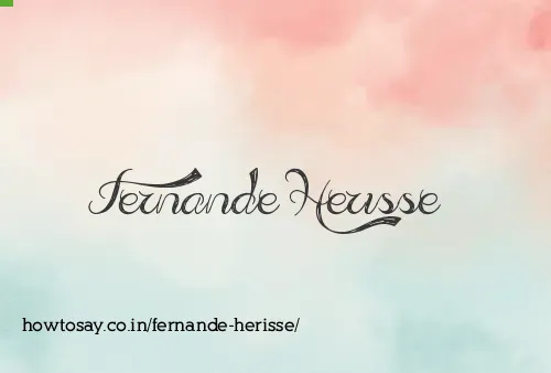 Fernande Herisse