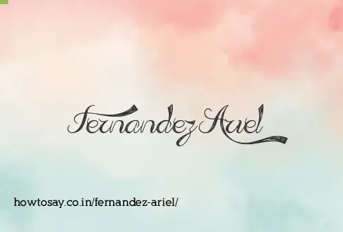 Fernandez Ariel