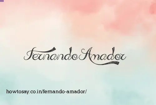 Fernando Amador