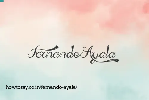 Fernando Ayala